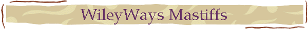 WileyWays Mastiffs